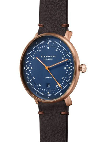 Sternglas Hamburg S02-HH27-VI17 Herrenuhr • Preisgekröntes Bauhaus-Design • Kratzfestes Saphirglas