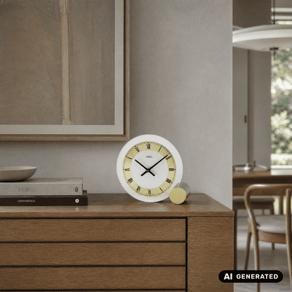 AMS Design T168 Zegar stołowy • Szkło mineralne • Mechanizm kwarcowy