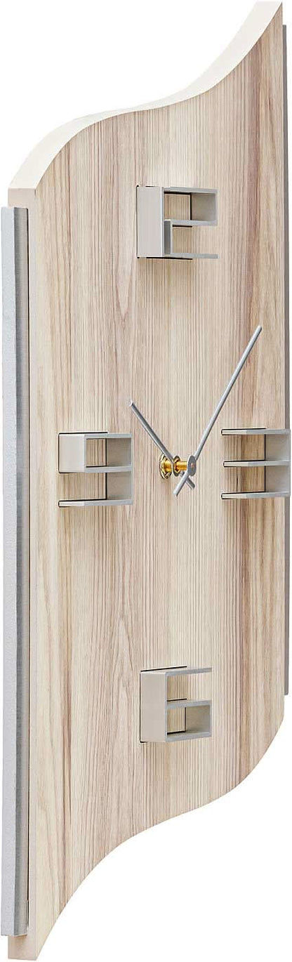 Horloge murale AMS 40x27x4 cm chêne • Moderne • Intemporelle