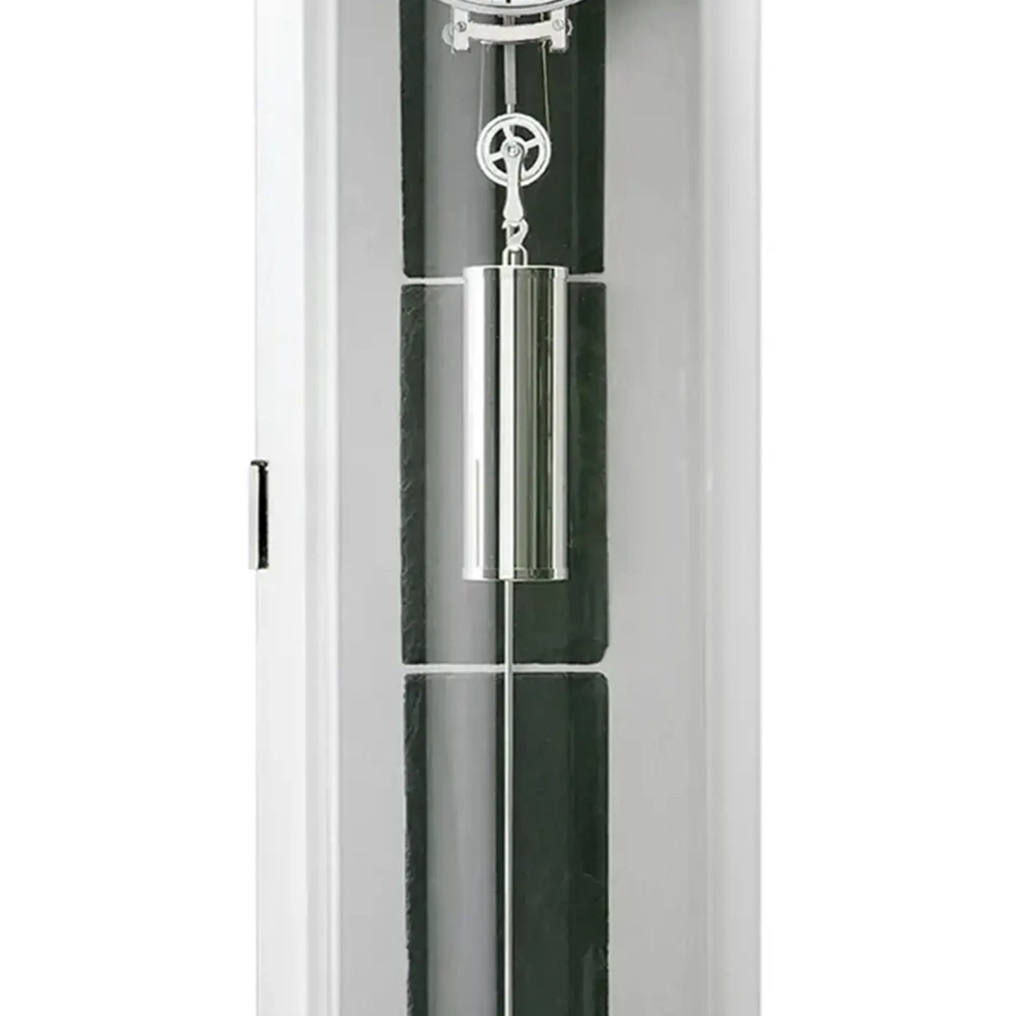 AMS Design R695 Zegar ścienny • Mechanizm linkowy • Łupek i aluminium