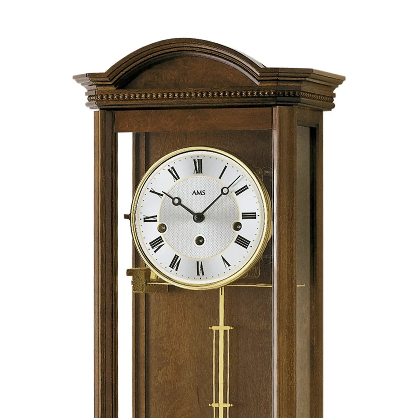 Zegar ścienny AMS Regulator R2663/1 orzech • mechanizm Westminster • chód 8-dniowy