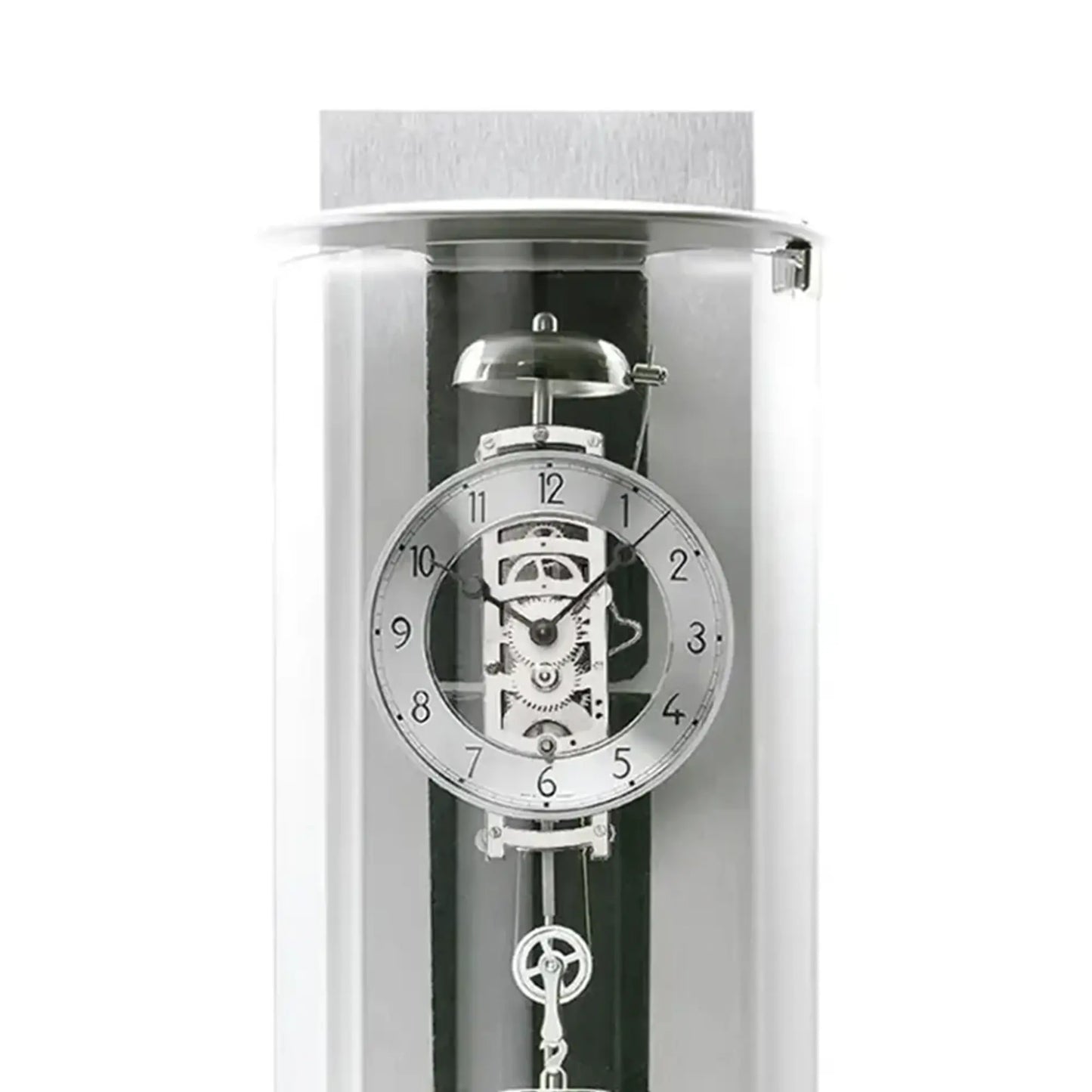 AMS Design R695 Zegar ścienny • Mechanizm linkowy • Łupek i aluminium