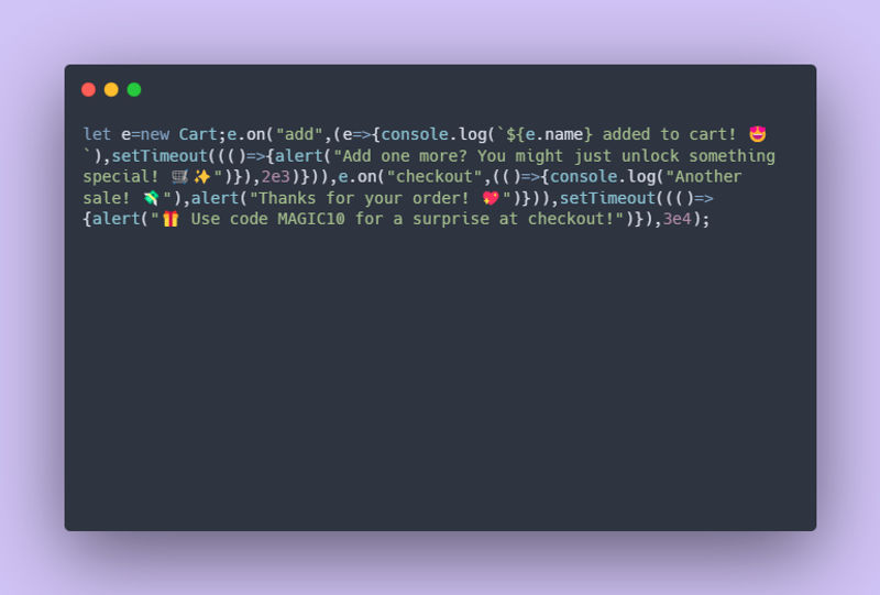 JS minification comparison - minified
